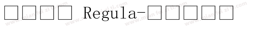 微软宋体 Regula字体转换